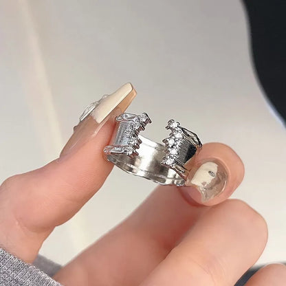 Y2K Star Open Statement Ring – Adjustable Open Ring