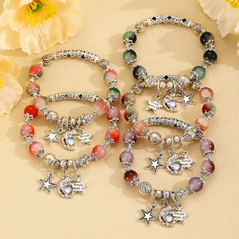Celestial Charm Beaded Bracelet (Code-ZX#590)