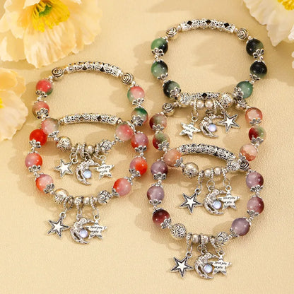 Celestial Charm Beaded Bracelet (Code-ZX#590)