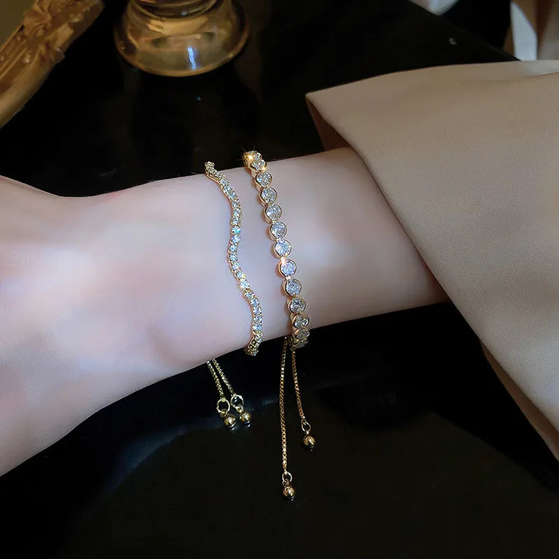 Golden Hour Luxe Duo Bracelets (Code-ZX#600)