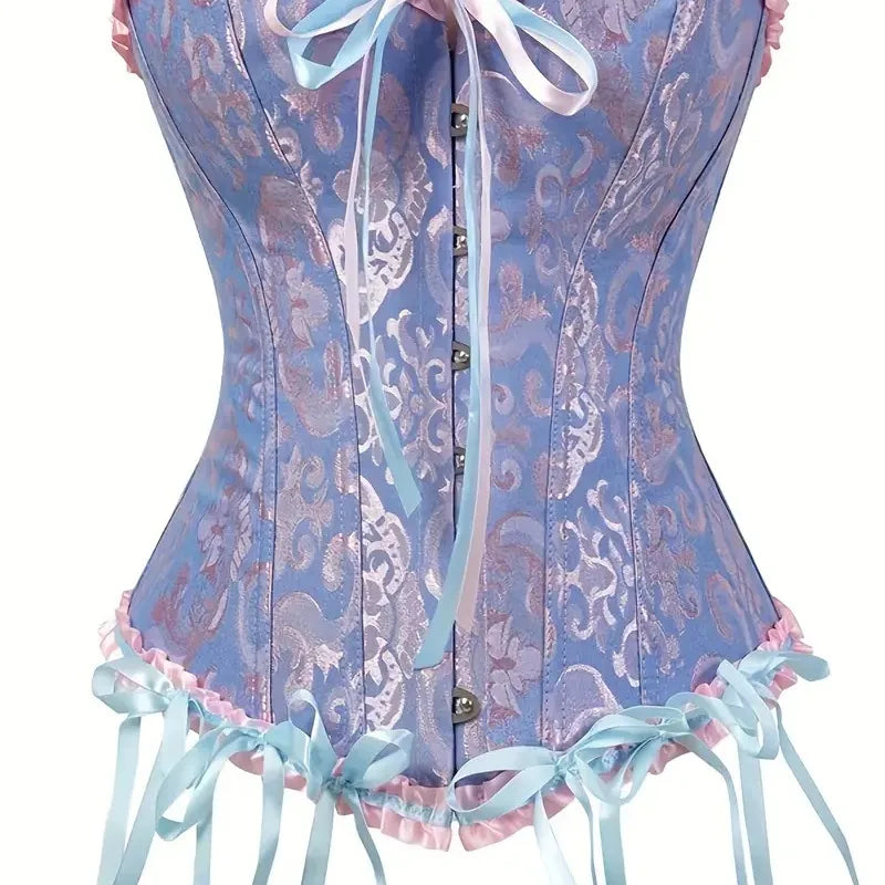 Velvet Reverie Corset Top (Code-ZX#605)