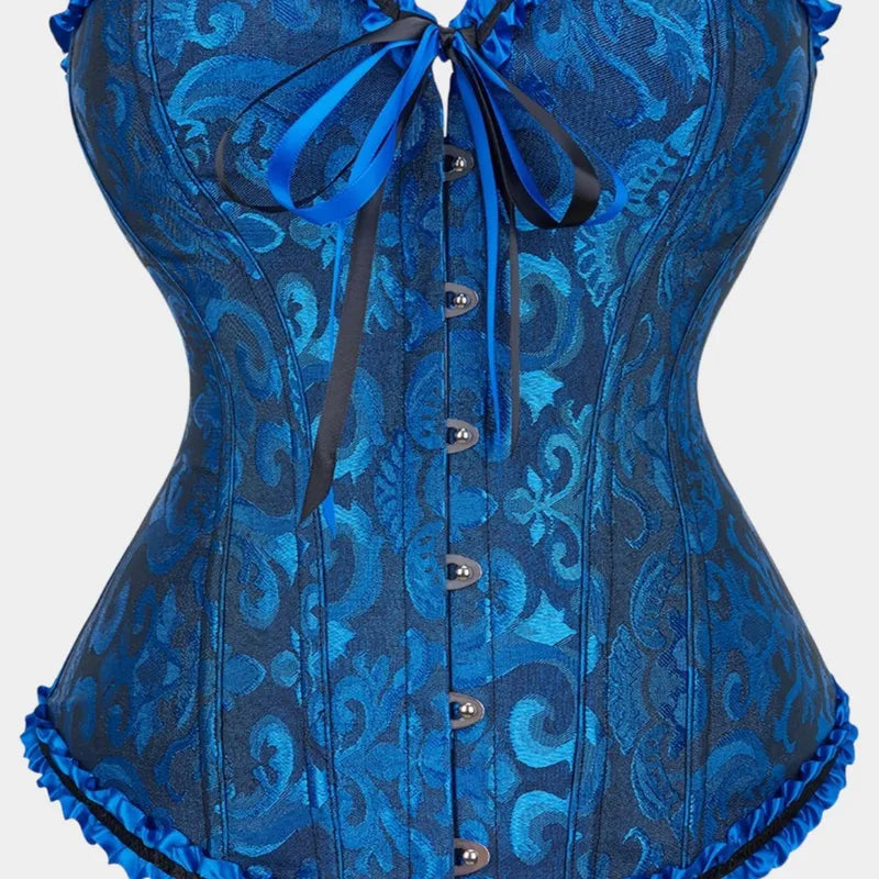 Velvet Reverie Corset Top (Code-ZX#605)