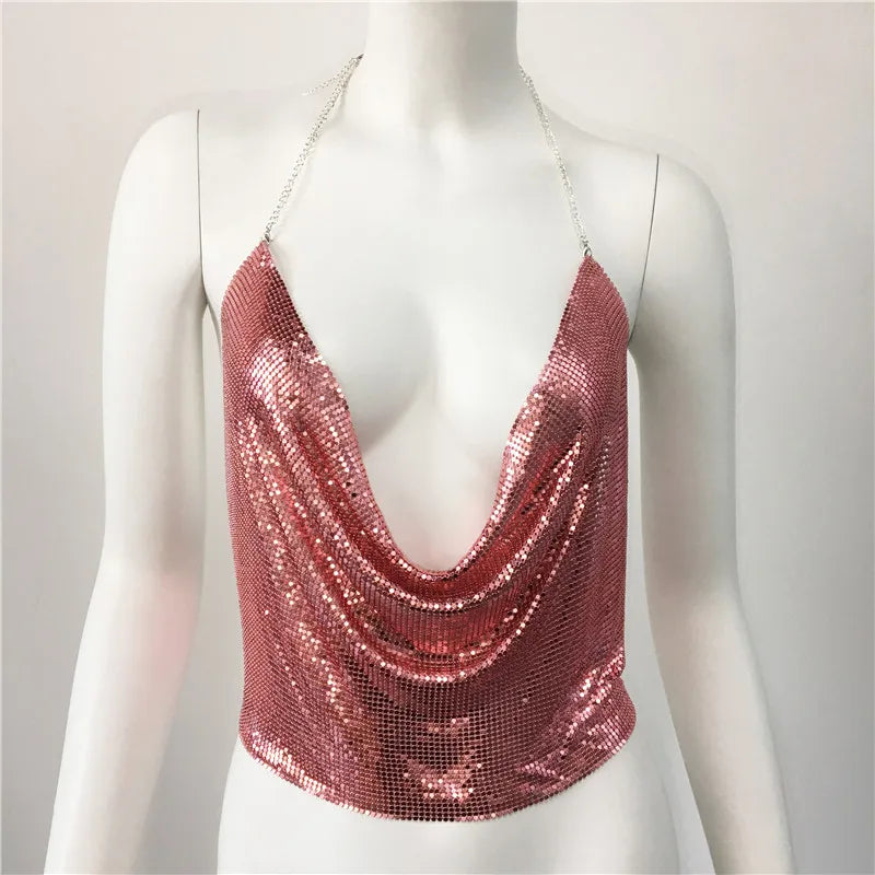 Women’s Vacation Sequin Tank Top