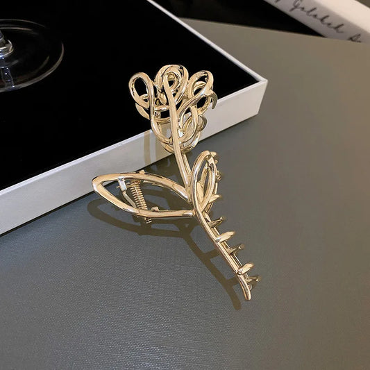 Golden Rose Hair Claw (Code-ZX#461)