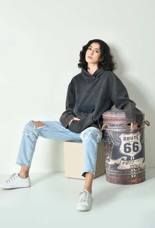 Oversized Hooded Jacket